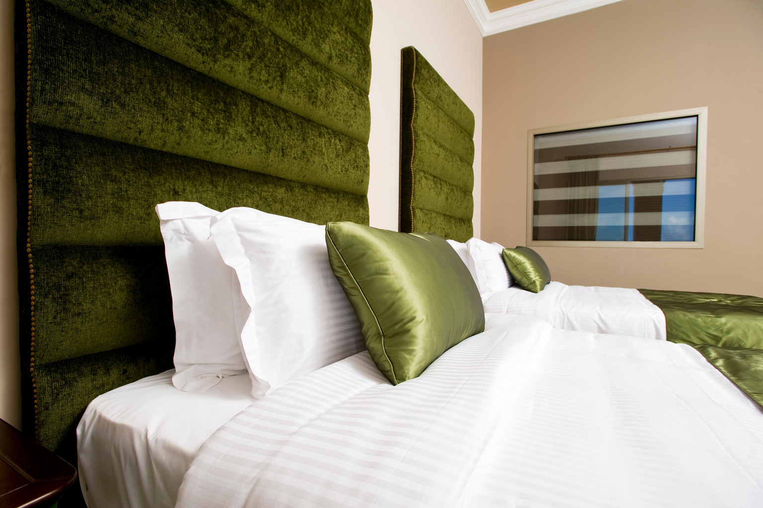 Luxurious hotel bedroom, 5 stars luxury hotel bedroom